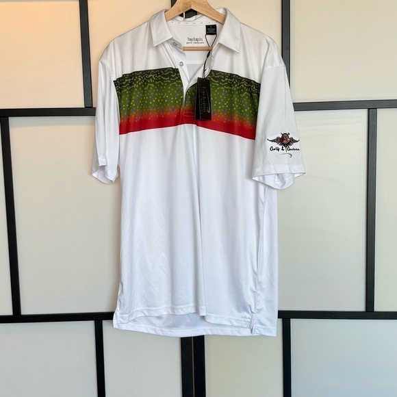Backspin golf threads short sleeve polo shirt men’s Large. Spring/summer. NWT - Picture 5 of 14